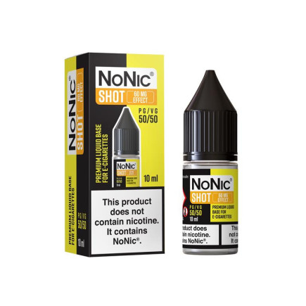 Nonic Shot 10 ml - 60 mg účinok - 0 mg nikotínu