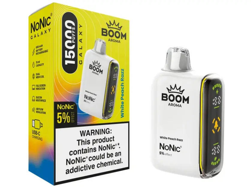 15,000 Puffs from 15 ml of Premium E-Liquid